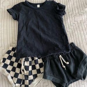 Childhoods Clothing shorties and tee - Size 12-18 months